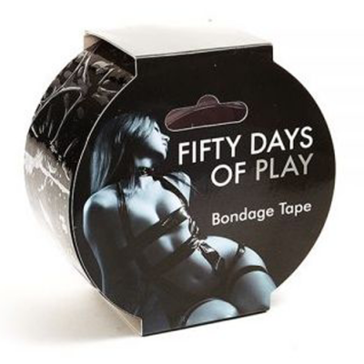 Fifty Days of Play - Bondage Tape (Black) (Phthalate Free) (case qty: 12)